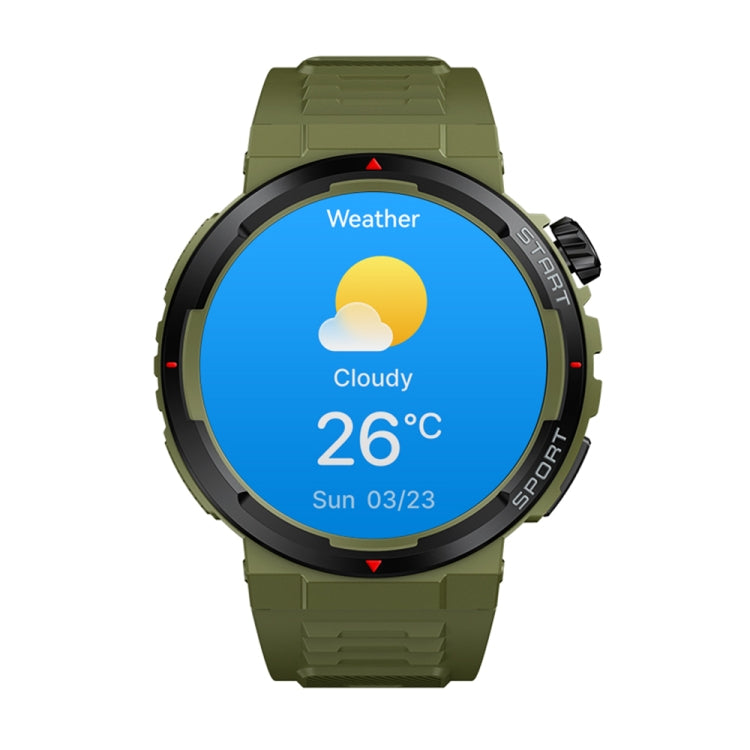 Zeblaze Ares 3 Plus 1.43 inch Fitness & Wellness Smart Watch Supports 24H Health Monitoring(Wild Green) - Smart Watches by Zeblaze | Online Shopping South Africa | PMC Jewellery | Buy Now Pay Later Mobicred