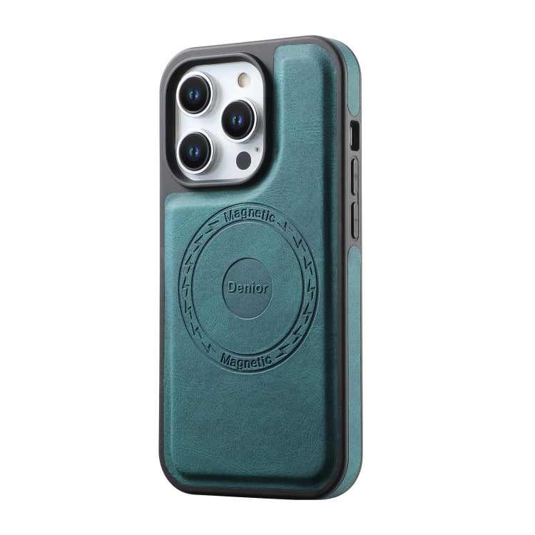 For iPhone 16 Denior A13 Skin Feel MagSafe Phone Case(Blue) - iPhone 16 Cases by Denior | Online Shopping South Africa | PMC Jewellery | Buy Now Pay Later Mobicred