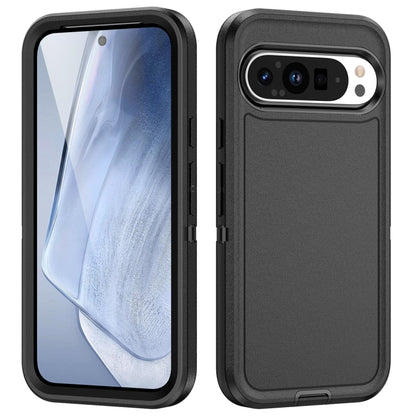 For Google Pixel 9 Pro Life Waterproof Rugged PC + Silicone Phone Case(Black) - Google Cases by PMC Jewellery | Online Shopping South Africa | PMC Jewellery | Buy Now Pay Later Mobicred