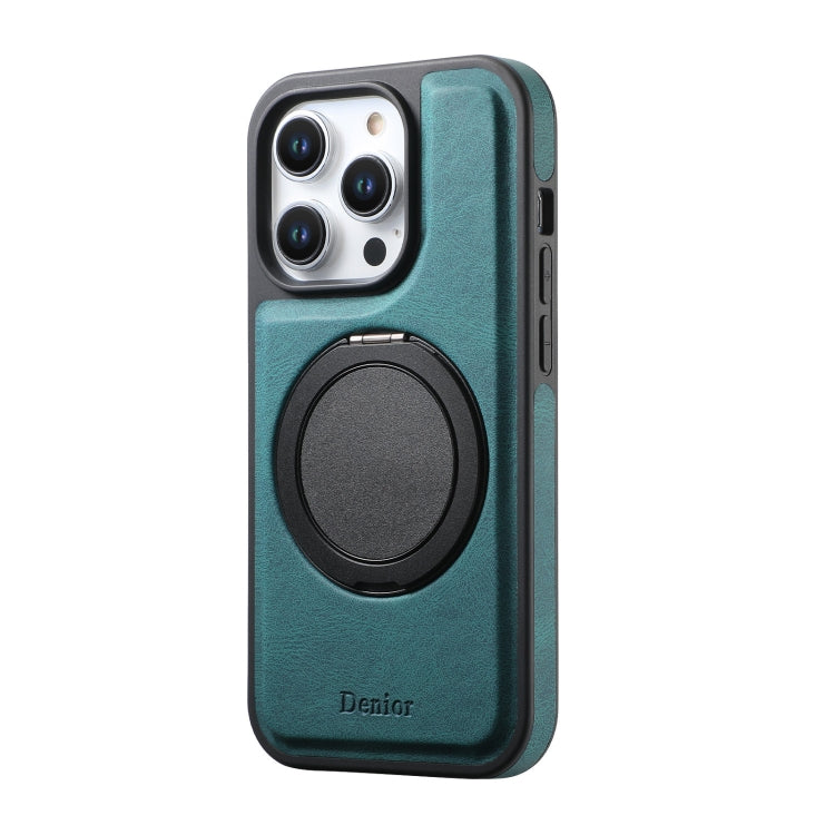 For iPhone 16 Pro Denior A14 Skin Feel Rotating Holder MagSafe Phone Case(Blue) - free shipping - PMC TechLife - Order now!