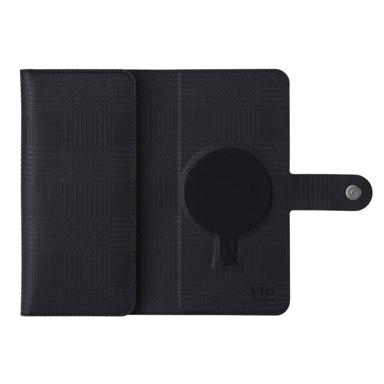 For Samsung Galaxy S24 5G ViLi GHA-C Series RFID MagSafe Magnetic Flip Leather Phone Case(Black) - Galaxy S24 5G Cases by ViLi | Online Shopping South Africa | PMC Jewellery | Buy Now Pay Later Mobicred