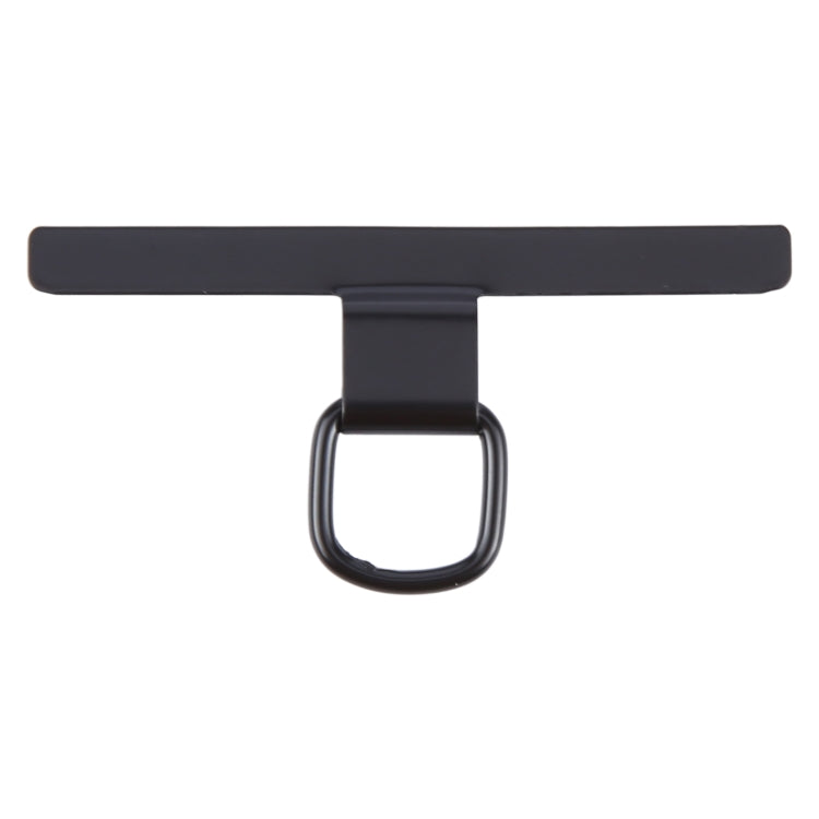 T-shape Metal Mobile Phone Lanyard Fixing Gasket(Black) - Lanyards & Wrist Straps by PMc TechLife | Online Shopping South Africa | PMc TechLife | Buy Now Pay Later Mobicred