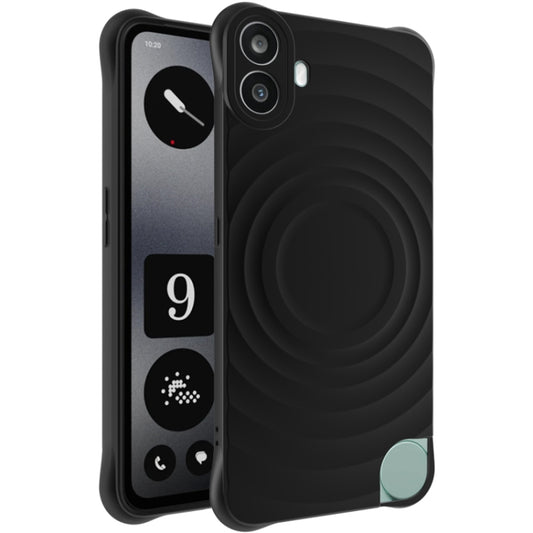 For Nothing CMF Phone 1 IMAK UC-6 Series Manbo Frosting Soft Phone Case(Black) - More Brand by imak | Online Shopping South Africa | PMC Jewellery | Buy Now Pay Later Mobicred