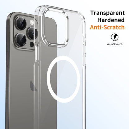 For iPhone 16 Pro Max Ice Feel HD Transparent MagSafe PC Full Coverage Phone Case(White) - iPhone 16 Pro Max Cases by PMC Jewellery | Online Shopping South Africa | PMC Jewellery | Buy Now Pay Later Mobicred