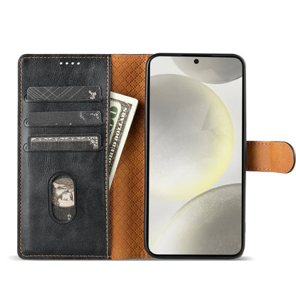 For Motorola Moto G Stylus 2024 N.BEKUS CSJ-P1 Solid Color Leather Phone Case(Black) - Motorola Cases by N.BEKUS | Online Shopping South Africa | PMC Jewellery | Buy Now Pay Later Mobicred