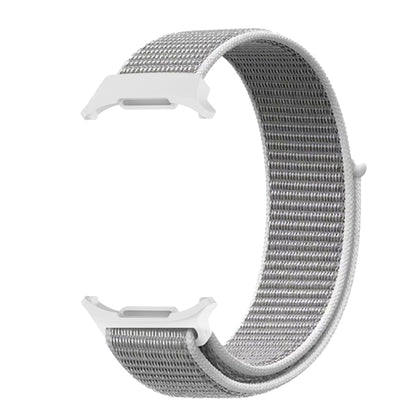 For Samsung Galaxy Watch Ultra 47mm Plastic Connector Nylon Loop Watch Band(Seashell) - Watch Bands by PMC Jewellery | Online Shopping South Africa | PMC Jewellery | Buy Now Pay Later Mobicred