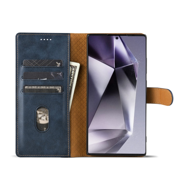 For Samsung Galaxy S24 Ultra 5G N.BEKUS CSJ-P1 Solid Color Leather Phone Case(Blue) - Galaxy S24 Ultra 5G Cases by N.BEKUS | Online Shopping South Africa | PMC Jewellery | Buy Now Pay Later Mobicred