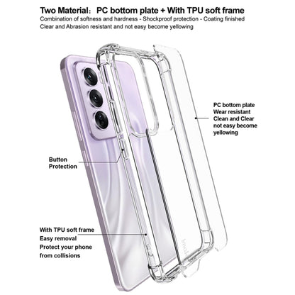 For OPPO Reno12 Pro Global IMAK Space Shield PC + TPU Airbag Shockproof Phone Case(Transparent) - Reno12 Pro Cases by imak | Online Shopping South Africa | PMC Jewellery | Buy Now Pay Later Mobicred