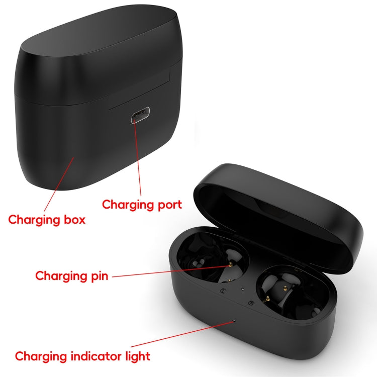 For Jabra Elite 5 Wireless Bluetooth Earphone Charging Box(Black) - Other Accessories by PMC Jewellery | Online Shopping South Africa | PMC Jewellery | Buy Now Pay Later Mobicred