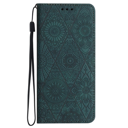 For Google Pixel 9 Pro XL Ethnic Embossed Adsorption Leather Phone Case(Blue) - Google Cases by PMC Jewellery | Online Shopping South Africa | PMC Jewellery | Buy Now Pay Later Mobicred