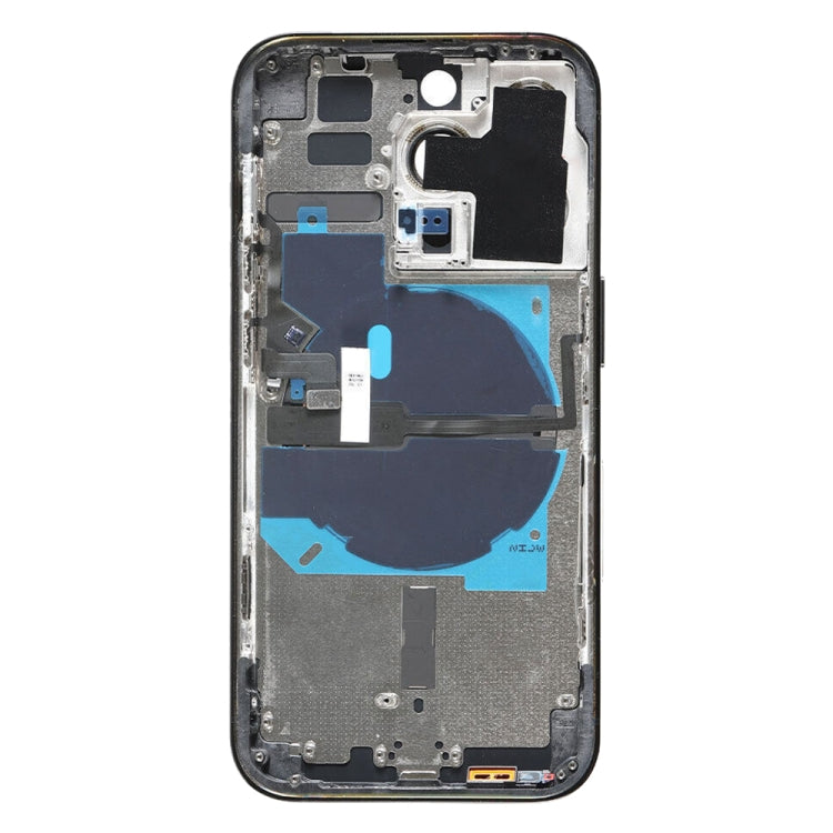 For iPhone 14 Pro Battery Back Cover with Power + Volume Flex Cable + Wireless Charging Module, Version:CE EU Version(Black) - Back Cover by PMC Jewellery | Online Shopping South Africa | PMC Jewellery | Buy Now Pay Later Mobicred