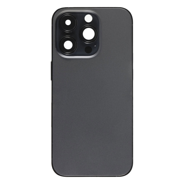 For iPhone 14 Pro Max Battery Back Cover with Side Keys & Card Tray, Version:US Version(Black) - Back Cover by PMC Jewellery | Online Shopping South Africa | PMC Jewellery | Buy Now Pay Later Mobicred