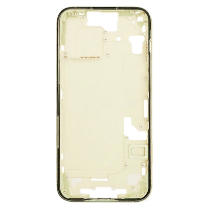 For iPhone 15 Middle Frame Bezel Plate with Side Keys + Card Tray, Version:US Version(Yellow) - LCD Related Parts by PMC Jewellery | Online Shopping South Africa | PMC Jewellery | Buy Now Pay Later Mobicred