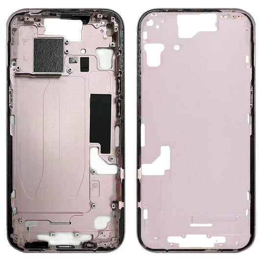 For iPhone 15 Middle Frame Bezel Plate with Side Keys + Card Tray, Version:US Version(Pink) - LCD Related Parts by PMC Jewellery | Online Shopping South Africa | PMC Jewellery | Buy Now Pay Later Mobicred