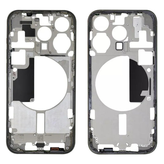 For iPhone 15 Pro Middle Frame Bezel Plate with Side Keys + Card Tray, Version:China Version(Black) - LCD Related Parts by PMC Jewellery | Online Shopping South Africa | PMC Jewellery | Buy Now Pay Later Mobicred