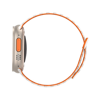 For Apple Watch SE 44mm DUX DUCIS KJ Series Magnetic Buckle Silicone Watch Band(Starlight Orange) - Watch Bands by DUX DUCIS | Online Shopping South Africa | PMC Jewellery | Buy Now Pay Later Mobicred