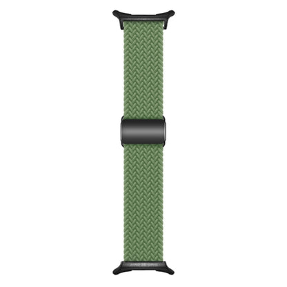 For Samsung Galaxy Watch Ultra 47mm Nylon Loop Magnetic Buckle Watch Band(Cactus) - Watch Bands by PMC Jewellery | Online Shopping South Africa | PMC Jewellery | Buy Now Pay Later Mobicred