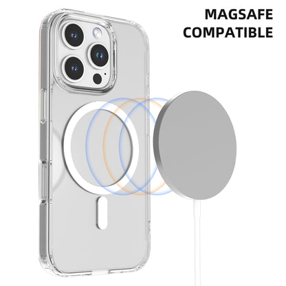 For iPhone 16 Mutural Ice Series MagSafe Magnetic TPU Phone Case(Transparent) - iPhone 16 Cases by Mutural | Online Shopping South Africa | PMC Jewellery | Buy Now Pay Later Mobicred