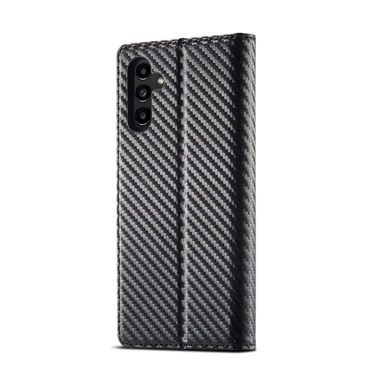 For Samsung Galaxy S24 FE 5G LC.IMEEKE Carbon Fiber Leather Phone Case(Vertical Black) - Galaxy S24 FE 5G Cases by LC.IMEEKE | Online Shopping South Africa | PMC Jewellery | Buy Now Pay Later Mobicred