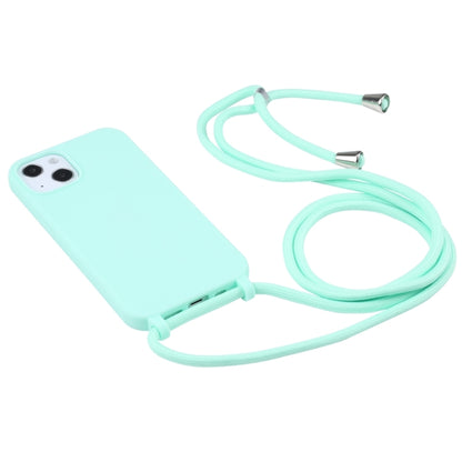 For iPhone 16 Pro Max Candy Colors TPU Protective Phone Case with Lanyard(Mint Green) - iPhone 16 Pro Max Cases by PMC Jewellery | Online Shopping South Africa | PMC Jewellery | Buy Now Pay Later Mobicred