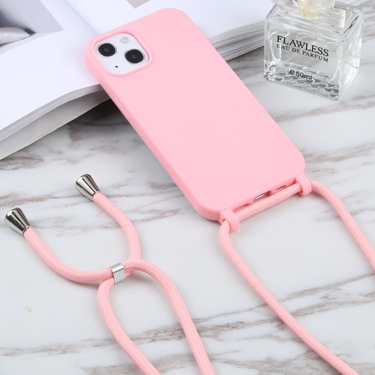 For iPhone 16 Pro Candy Colors TPU Protective Phone Case with Lanyard (Pink) - iPhone 16 Pro Cases by PMC Jewellery | Online Shopping South Africa | PMC Jewellery | Buy Now Pay Later Mobicred