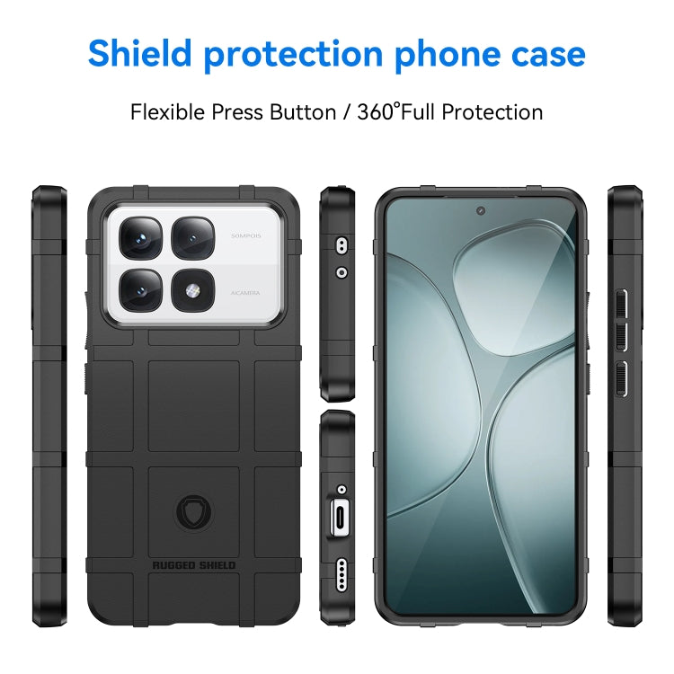 For Redmi K70 Ultra Full Coverage Shockproof TPU Phone Case(Black) - Xiaomi Cases by PMC Jewellery | Online Shopping South Africa | PMC Jewellery | Buy Now Pay Later Mobicred