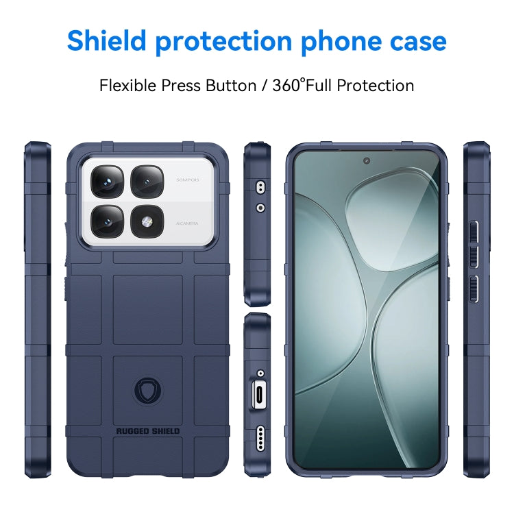 For Redmi K70 Ultra Full Coverage Shockproof TPU Phone Case(Blue) - Xiaomi Cases by PMC Jewellery | Online Shopping South Africa | PMC Jewellery | Buy Now Pay Later Mobicred