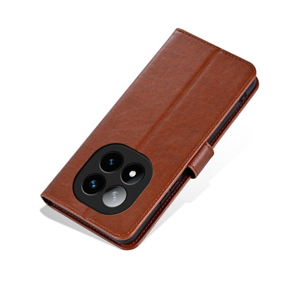 For Redmi Note 14 Pro 5G AZNS Sheepskin Texture Flip Leather Phone Case(Brown) - Note 14 Pro Cases by AZNS | Online Shopping South Africa | PMC Jewellery | Buy Now Pay Later Mobicred