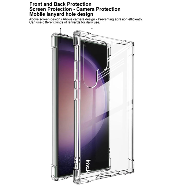 For Samsung Galaxy S24 Ultra 5G IMAK Space Shield PC + TPU Airbag Shockproof Phone Case(Transparent) - Galaxy Phone Cases by imak | Online Shopping South Africa | PMC Jewellery | Buy Now Pay Later Mobicred