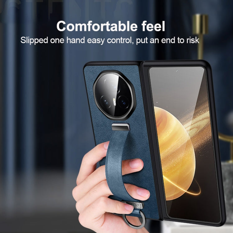 For Honor Magic Vs3 SULADA PC + Leather Texture Skin Feel Shockproof Phone Case(Green) - Honor Cases by SULADA | Online Shopping South Africa | PMC TechLife | Buy Now Pay Later Mobicred