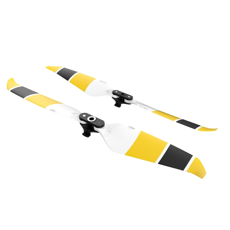 2 Pairs Sunnylife 7238F-3C For DJI Mavic Air 2 Double-sided Three-color Low Noise Quick-release Propellers(Black Yellow White) - DIY Propeller by PMC TechLife | Online Shopping South Africa | PMC TechLife | Buy Now Pay Later Mobicred