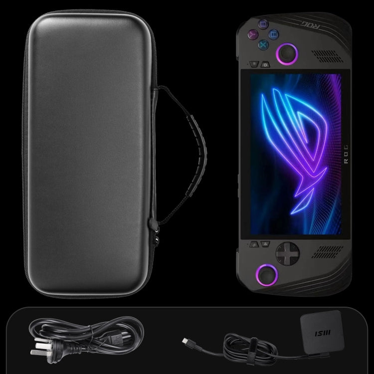 For ASUS ROG Ally X Game Console EVA Leather Pattern Handbag(Black) - free shipping - PMC Jewellery - Order now!