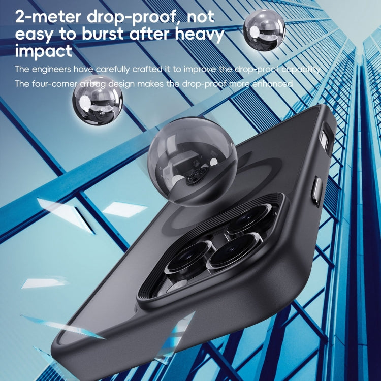 For iPhone 16 Plus Frosted MagSafe Magnetic Phone Case(Grey) - free shipping - PMC Jewellery - Order now!