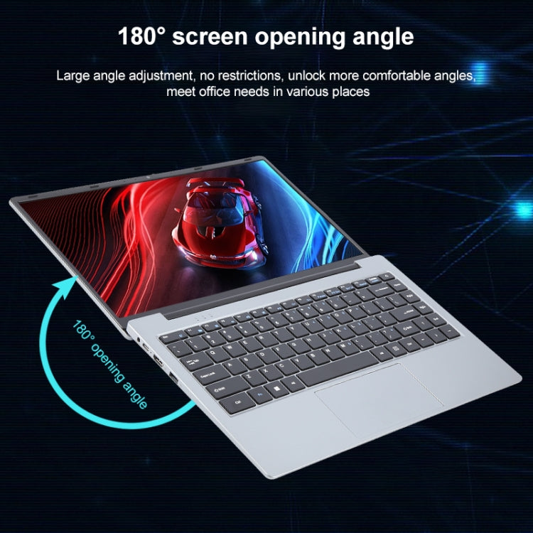 14 inch Windows 11 Laptop, 16GB+512GB, Gen 5th Intel Core i7 CPU, 180 Degree Rotation Axis(Silver) - Others by PMC Jewellery | Online Shopping South Africa | PMC Jewellery | Buy Now Pay Later Mobicred