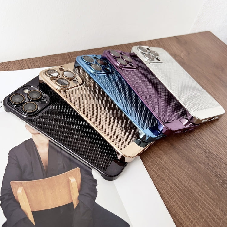 For iPhone 13 Pro Max Electroplated PC Frameless Cooling Phone Case(Purple) - iPhone 13 Pro Max Cases by PMC Jewellery | Online Shopping South Africa | PMC Jewellery | Buy Now Pay Later Mobicred