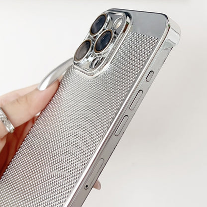 For iPhone 13 Electroplated PC Frameless Cooling Phone Case(Silver) - iPhone 13 Cases by PMC Jewellery | Online Shopping South Africa | PMC Jewellery | Buy Now Pay Later Mobicred