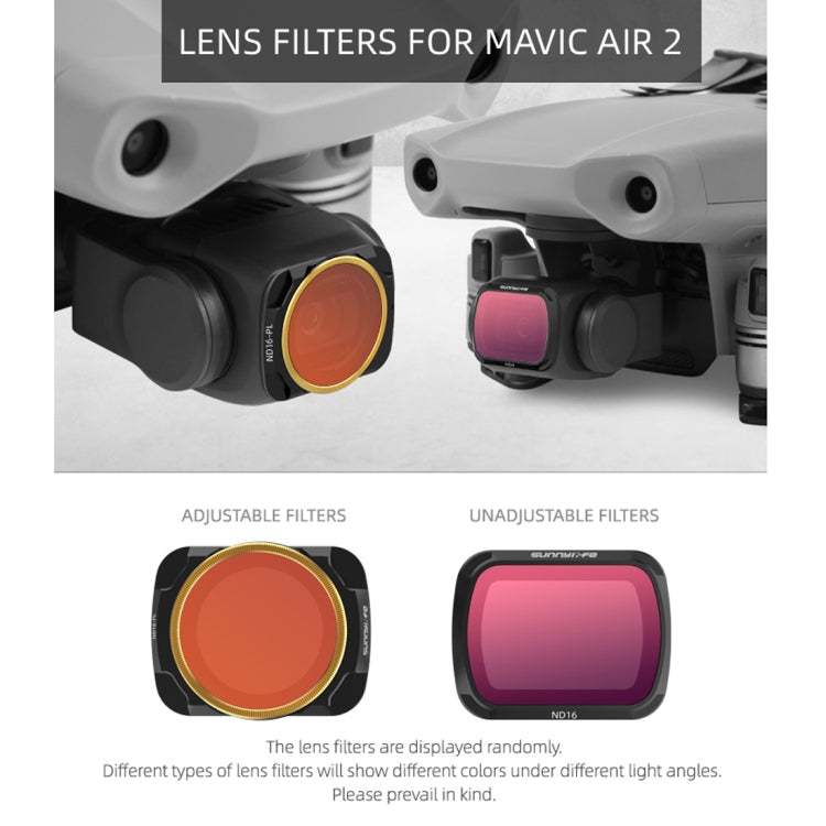 Sunnylife AIR2-FI9281 For DJI Mavic Air 2 ND16 Coating Film Lens Filter - Mavic Lens Filter by Sunnylife | Online Shopping South Africa | PMC Jewellery | Buy Now Pay Later Mobicred