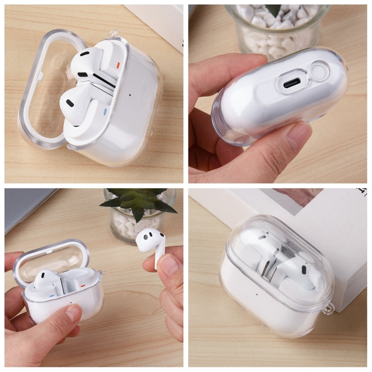 For Samsung Galaxy Buds 3 Shockproof PC Bluetooth Earphone Protective Case(Transparent) - Samsung Earphone Case by PMC Jewellery | Online Shopping South Africa | PMC Jewellery | Buy Now Pay Later Mobicred