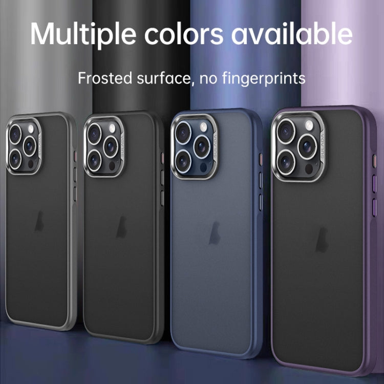 For iPhone 16 SULADA Skin Feel Matte Shockproof Phone Case(Grey) - iPhone 16 Cases by SULADA | Online Shopping South Africa | PMC Jewellery | Buy Now Pay Later Mobicred