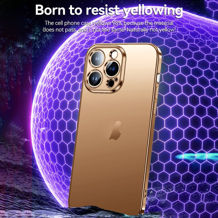 For iPhone 16 Pro SULADA Natural Color Series Electroplating Frosted TPU Phone Case(Dark Purple) - iPhone 16 Pro Cases by SULADA | Online Shopping South Africa | PMC Jewellery | Buy Now Pay Later Mobicred