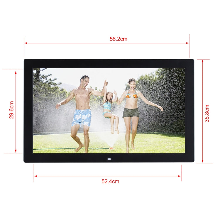 23.6 inch LED Screen Digital Photo Frame, Plug Type:US Plug(Black) - 15 inch Above by PMC TechLife | Online Shopping South Africa | PMC TechLife | Buy Now Pay Later Mobicred
