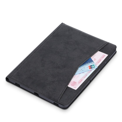 For Samsung Galaxy Tab S8+ / Tab S8 Plus /  Tab S7 FE / Tab S7+ T970/T976B TPU Front Support Horizontal Flip Leather Case with Holder & Pen Slot & Sleep / Wake-up Function(Black) - Galaxy Tab S8+ Cases by PMC Jewellery | Online Shopping South Africa | PMC Jewellery