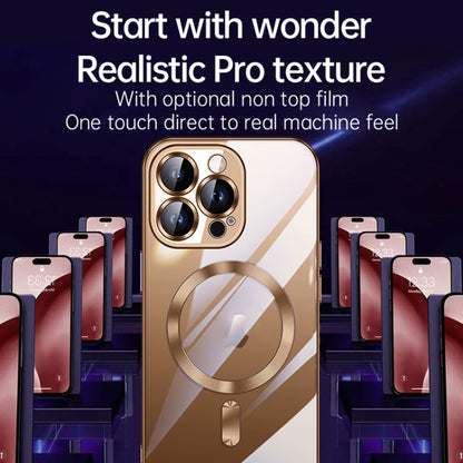 For iPhone 16 Pro Max SULADA MagSafe Plating TPU Shockproof Phone Soft Case(Dark Purple) - iPhone 16 Pro Max Cases by SULADA | Online Shopping South Africa | PMC Jewellery | Buy Now Pay Later Mobicred