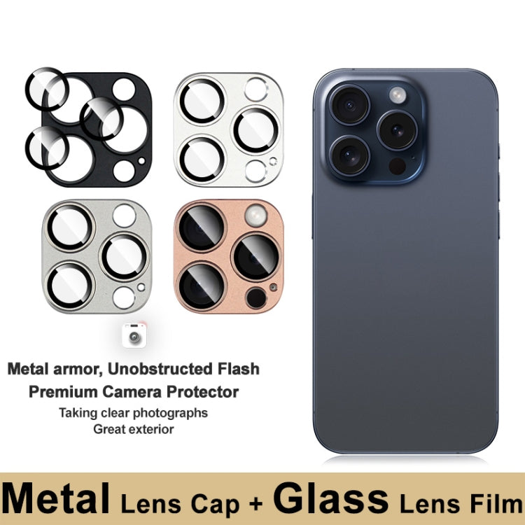 For iPhone 16 Pro / 16 Pro Max IMAK Metal Armor Premium Camera Protector Film(Brown) - iPhone 16 Pro Max Tempered Glass by imak | Online Shopping South Africa | PMC Jewellery | Buy Now Pay Later Mobicred