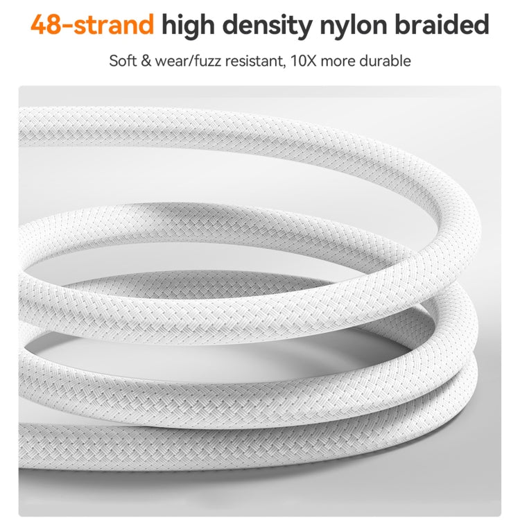 JOYROOM S-A51 Cutting-Edge Series 3A Fast Charging Data Cable, Type-C to 8 Pin Cable, Length: 1.2m(Light Gray) - 2 in 1 Cable by JOYROOM | Online Shopping South Africa | PMC Jewellery | Buy Now Pay Later Mobicred