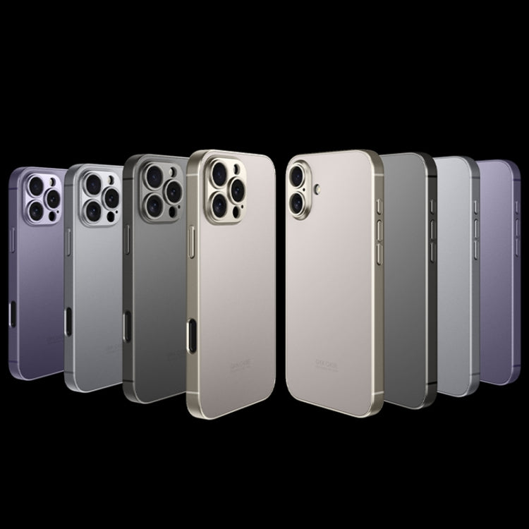 For iPhone 16 Pro Max GKK AG Craft Skin Feel Full Coverage Phone Case(Titanium Grey) - iPhone 16 Pro Max Cases by GKK | Online Shopping South Africa | PMC Jewellery | Buy Now Pay Later Mobicred