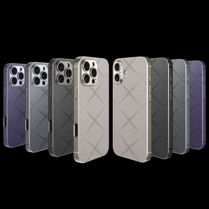 For iPhone 16 Plus GKK Asterism Metal Paint Skin Feel Leather Full Coverage Phone Case(Titanium Grey) - iPhone 16 Plus Cases by GKK | Online Shopping South Africa | PMC Jewellery | Buy Now Pay Later Mobicred