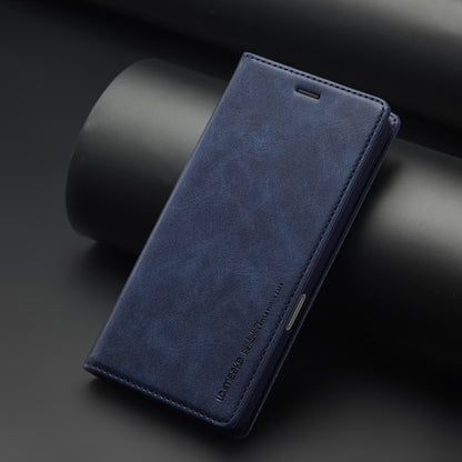 For iPhone 16 Pro LC.IMEEKE RFID Anti-theft Leather Phone Case(Blue) - iPhone 16 Pro Cases by LC.IMEEKE | Online Shopping South Africa | PMC Jewellery | Buy Now Pay Later Mobicred