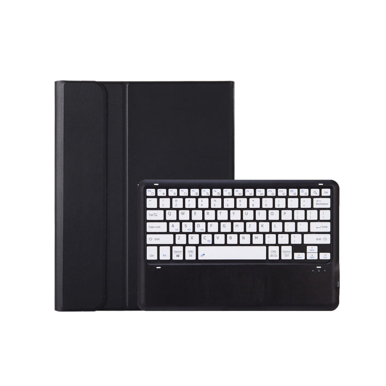 For Xiaomi Redmi Pad Pro 12.1 A0N11 Detachable Bluetooth Keyboard TPU Lambskin Leather Tablet Case(Black White) - Others Keyboard by PMC Jewellery | Online Shopping South Africa | PMC Jewellery | Buy Now Pay Later Mobicred