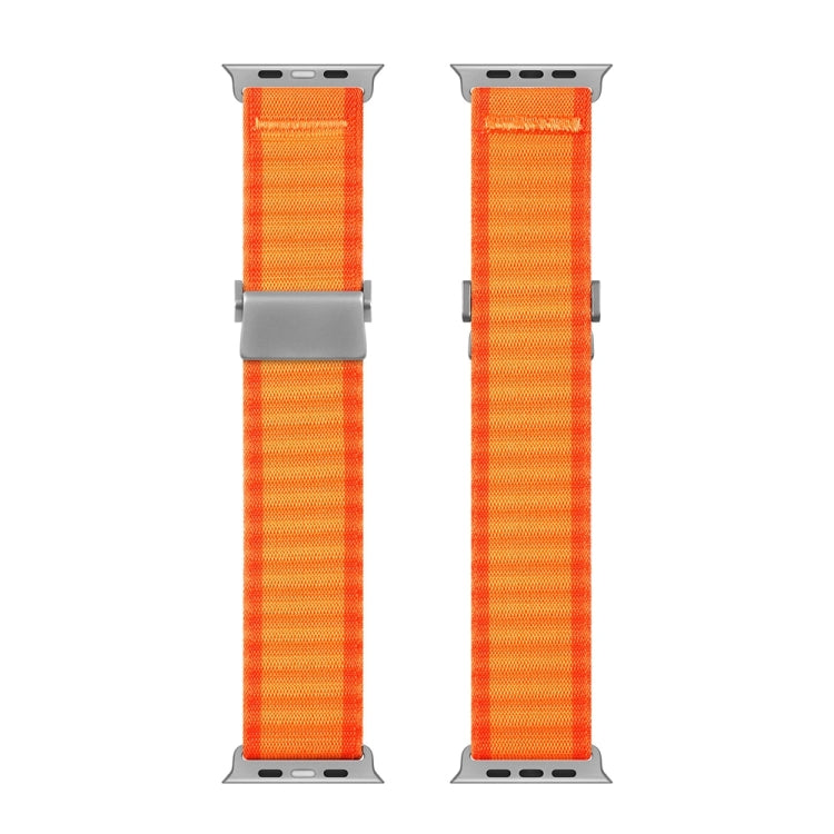 For Apple Watch Series 9 41mm DUX DUCIS YC Series Ocean Nylon Watch Band(Orange) - Watch Bands by DUX DUCIS | Online Shopping South Africa | PMC Jewellery | Buy Now Pay Later Mobicred